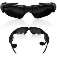 Auhope Driving Riding Music Mobile Eyewear Recorder Camera Sunglasses fashion MP3 wireless Earphone Glasses