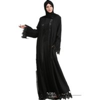 Long Sleeve Lace Muslim Abaya