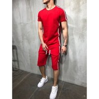 2019 Mens Set Streetwear Sport Indoor Outdoor Shorts T Shirts + Pants