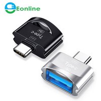 Universal travel adapter Type-C Converter For Samsung S8 For MacBook series USB To Type C OTG usb-c power adapter