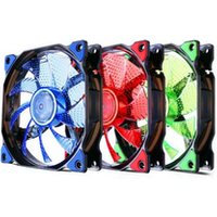 12cm Computer cooler Luminous be quiet Cooling DC 12V 3/4pin 120mm lights 15 LED PC case fan