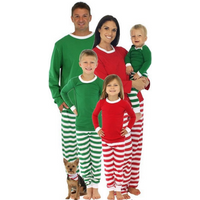 Stripe Family Christmas Pyjamas Set