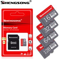 100% Original 64gb Memory Card 32gb Class 10 mini tf card Carte sd 128gb Micro memory sd Card 16gb 8gb 4gb with free adapter