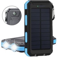 Original Factory Waterproof Portable Phone Charger 10000mah Solar Power Bank Outdoor