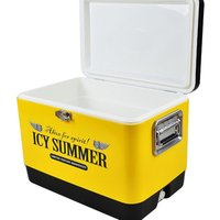Pattern Print Metal Cooler Box