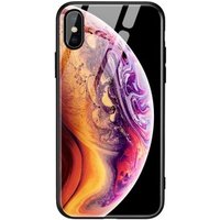Tempered Glass Case For iPhone 7 8 Plus Case Luxury Star Space Cover For iPhone X Case For iPhone6s 6 6s 7Plus XS Max XR