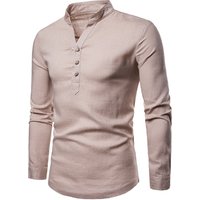 Casual Long Sleeve Linen Shirt