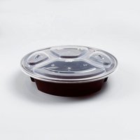 Amazon Hot OEM Available Y848 4 Compartmente Plastic disposable microwave BPA free food containers With Lid