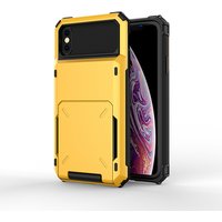 pc tpu card slot custom design wholesale cell phone case with card holder for iphone x xs xr xs max wallet case