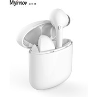 TWS true stereo mini speaker BT music blue-tooth wireless mp3 player earphones for sports