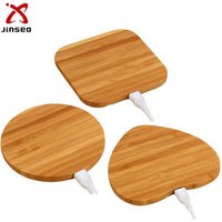 Qi universal wireless charger bamboo/wood wireless charger