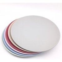 Eco friendly Organic Party Plate Round Bamboo Plate