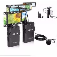 BOYA BY-WM4 Professional Wireless Microphone System Lavalier Lapel Mic For Canon Nikon Camera