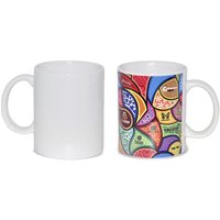 Customized 11Oz Cheap Ceramic Mugs To Sublimate White AAA Mugs Sublimation White Lot Coffee Mug For Sublimation