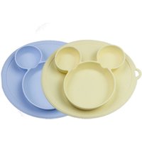 Food grade custom dinnerware, customized silicone in plate, non toxic silicone kids divided plates