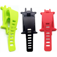 Universal Bicycle Phone Holder Adjustable Silicone Handlebar Rack 4.5"-6.0" Phones Ideal for Road Mountain Bikes and Motorcycle