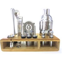 New Design 14 Pcs Cocktail Shaker Set with Baboo Stand Bar Wine Tools
