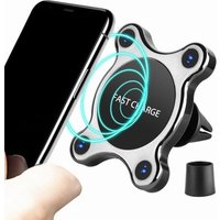 Fast Charging Magnetic Car Wireless Charger for iPhone X 8 Plus Samsung Magnetic Adsorption Car Wireless Charger 5W 7.5W 10W