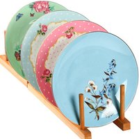 Bone China Dessert Plate Flowers