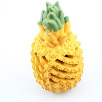 Dog Puzzle Rubber Pineapple Chew Toy