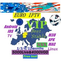 5000+ channels list USA Europe free test 24 hours iptv subscription m3u 12 months 4000 VOD albania iptv account reseller panel