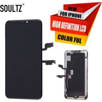 SOULTZ high quality lcd screen for iphone xs max replacement lcd display screen digitizer touch assembly for iphone xs max