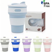 Hot Sell Customized Logo Portable Dinking Silica Cup Coffee Water Folding Collapsible Silicone Cup