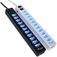 New High Speed 480Mbps USB 2.0 Power Adapter 12 Port USB HUB With switch for Computer