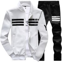 Dragon Print Zip Up Top Trousers Set
