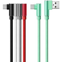 Right Angle Charge And Data 90 Degree Micro USB Cable for xiaomi