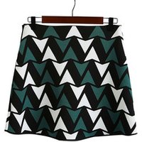 Line Knit Skirt