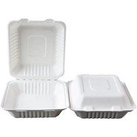 Eco-Friendly Feature Desechables Biodegradable Clamshell Packaging Dinnerware Sets