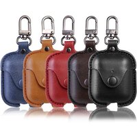 SIKAI Carrying Case For Airpod Case Leather Bag for Apple Earpod Cover Leather For Airpod Case