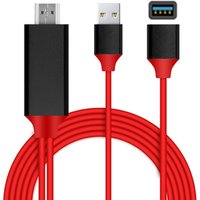 Universal MHL to HD Interface Cable 1080P HD Digital AV Adapter Mirroring Charging Cable for iphone Android Devices to HDTV