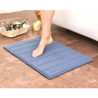 Air Layer hand made bathroom foot mats chenille non slip bathroom floor mat