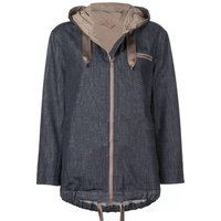 Oversized Denim Jacket Hood