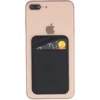 Adhesive Sticker Back Cover Card Holder Small Bus Card Case Pouch for Cell Phone