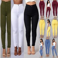 Summer Candy Coloured Skinny Stretch Trousers