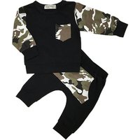 Camouflage T shirt Trousers Outfit Set