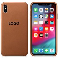 luxury pu original offical style leather case for iphone 6 7 8,for apple iPhone x xs xr max leather back cover case with logo
