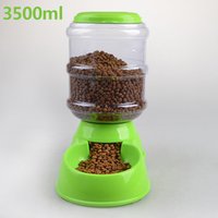 Large Automatic Pet Dog Food Feeder Storage