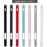 2nd generation new design Full Skin Cover Holder Pocket Silicone Case Anti-Slip Sleeve Nib Cover for apple pencil 2