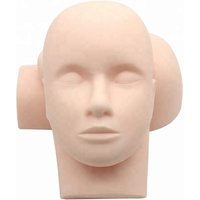 Silicone Flat Head Mannequin Eyelash Extension Training