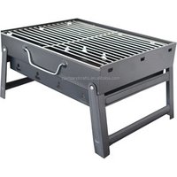 Outdoor Camping Folding BBQ Grill Lightweight Portable Barbecue Charcoal Grill
