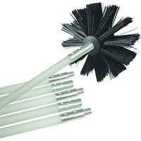 Flexible Dryer Vent Cleaning Kit, Lint Remover, Extends up to 12 Feet, Synthetic Brush Head, Use With or Without a Power Drill