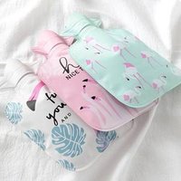 Lovely Cartoon Hand Warm Water Bottle Mini Hot Water Bottles Portable Hand Warmer Girls Pocket Hand Feet Hot Water Bags