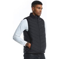 Winter rechargeable battery usb heated quilted travel puffer vest men