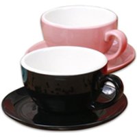 European Ceramic Cappuccino Cup Saucer