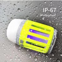 Bug Zapper & LED Camping Lantern 2-in-1, Waterproof Rechargeable Mosquito Killer, Portable Compact Camping Gear for Outdoors