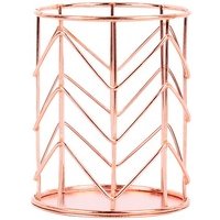 Rose Gold Wire Mesh Desk Organiser